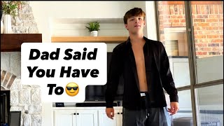 Download lagu Dad Said You Have To😎 Easiest way to get a teen to cooperate 🤣 736