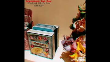 Accordion Tag Box- Handmade Gifts For Love