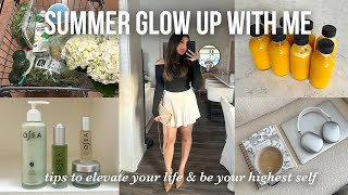 GLOW UP WITH ME✨elevate your life, how to be that girl, healthy lifestyle tips, what I eat in a day