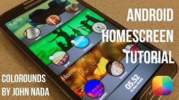 Colorounds (by John Nada) - Android Homescreen Tutorial
