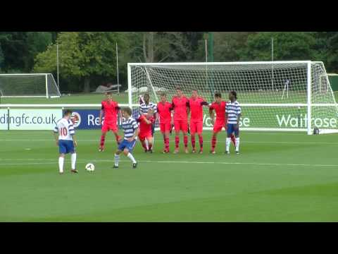 This is how you take a Free-Kick | Liam Kelly | Reading U18s 17.08.13