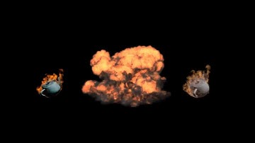 My first FumeFx Simulation