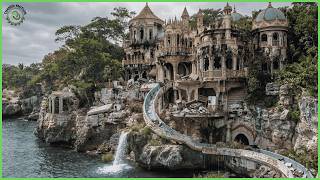 Abandoned Mega Mansion Tranformed Into a Luxury Oceanfront Retreat With Stunning Epoxy Floors
