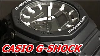 CASIO G-SHOCK GA-2100-1AJF オールブラック　11.8mm薄型モデル