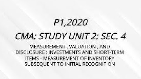 CMA: Unit 2: Sec.4 2020