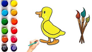 How to draw a duck for kids #easy #drawing