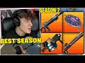 CLIX *FREAKS OUT* After USING ALL NEW WEAPONS & ITEMS In Fortnite Season 7! (Fortnite Season 7)