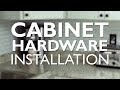 How to install kitchen cabinet hardware the easy way