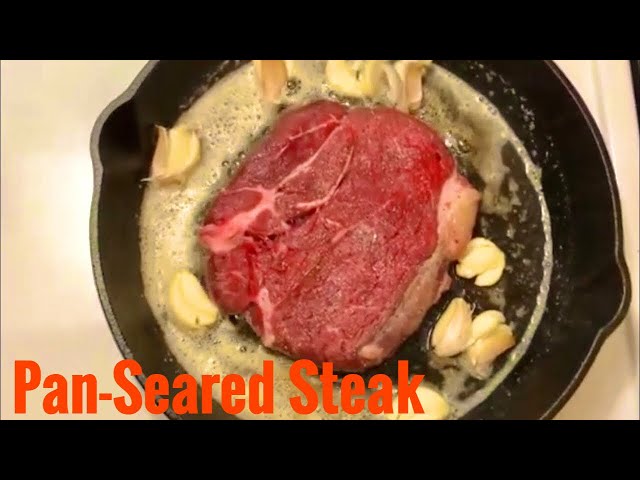 Pan Seared Steak with Garlic & Butter - Chasing The Seasons