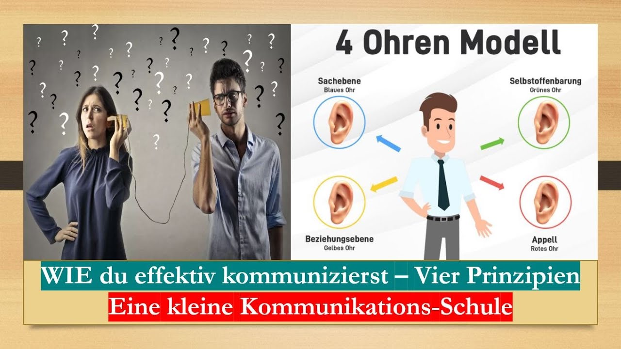 WIE du klar und effektiv kommunizierst - VIER hilfreiche Prinzipien ...