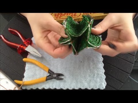 КАКТУС из БИСЕРА. TUTORIAL: Cactus out of beads. Часть 2/2. БИСЕРОПЛЕТЕНИЕ ДЛЯ НАЧИНАЮЩИХ