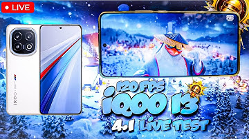 🔴IQOO 13 120FPS LIVE PERFORMANCE TEST AFTER 7 MONTHS ORIGNOS 6 UPDATE / #iqoo13bgmitest #bgmilive
