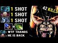 MID THANOS IS BACK! 1 Shot Kill All Meta Carry 42 Kills Crazy Gameplay by rime Comeback Dota 2