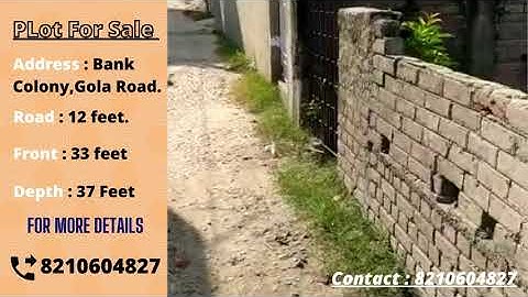 Plot For Sale In Gola Road | Residential Plot For Sale | Ready To Move Plot For Sale - 8210604827