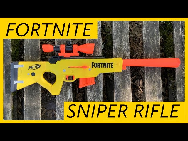 New Nerf Fortnite BASR-L Unboxing: Fortnite Nerf Sniper Rifle Goodness 