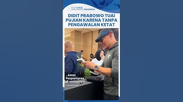 Putra Presiden Prabowo Didit Hediprasetyo Panen Pujian Tanpa Pengawalan, Gibran dan Kaesang Diungkit