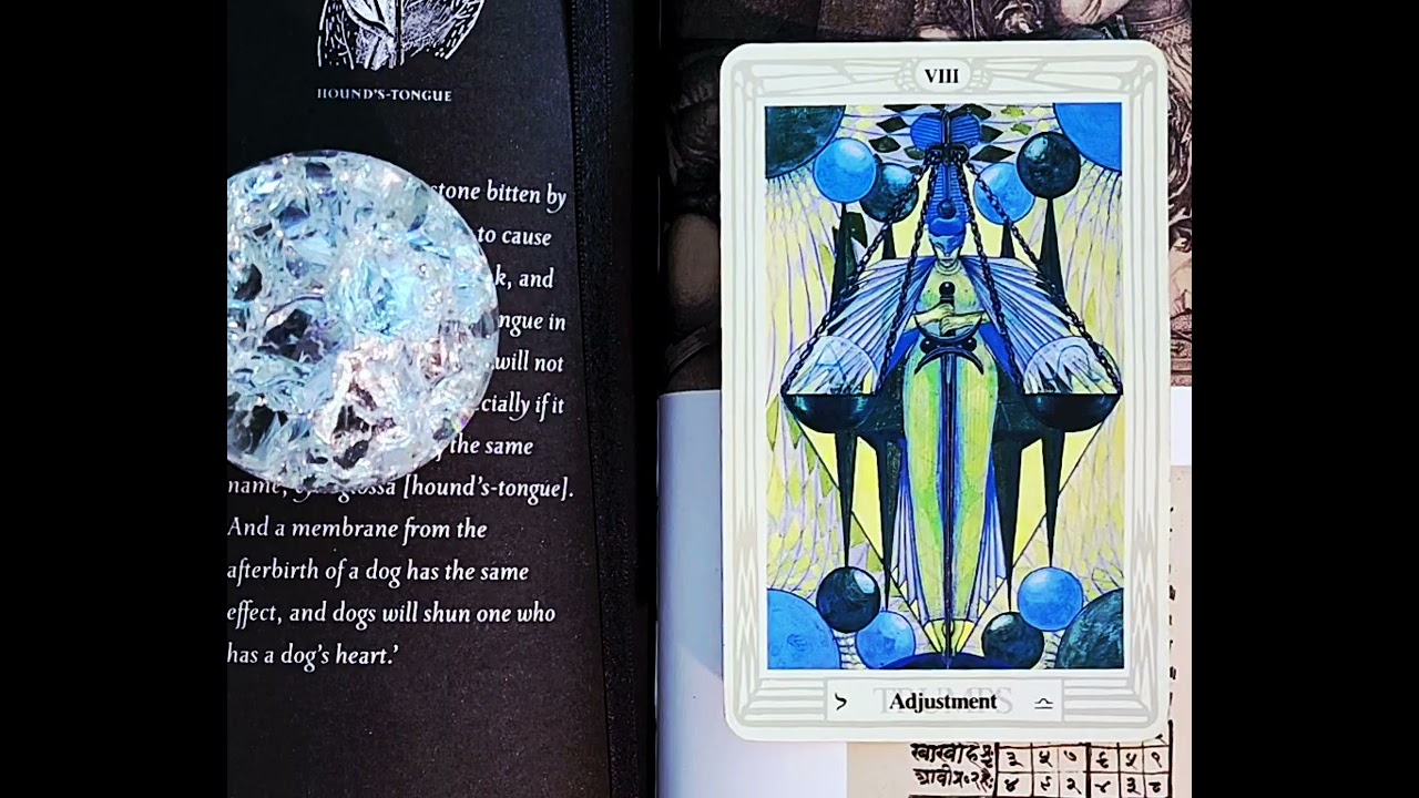 A Card For You, A Read From Me - Eighth of the Major Arcana, Adjustment SOThoth #shatteredorbtarot