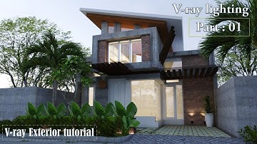 Vray exterior sketchup - vray lighting exterior -Part1