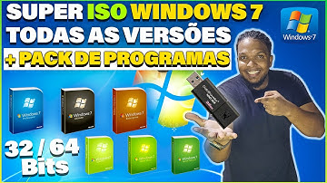 Como Baixar Super ISO Windows 7 Todas As Versões 32 e 64 Bits + Pack de Programas ( Pendrive )
