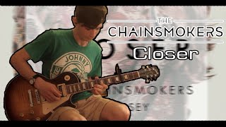 Video thumbnail of "The Chainsmokers - Closer (Guitar & Bass Cover w/ Tabs)"