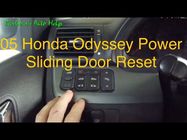 Slide Door Light On Honda Odyssey 2006