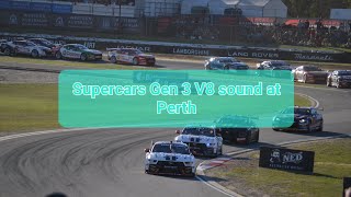 2024 Supercars Perth Supersprint Gen 3 V8 sound