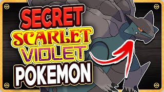 3 SECRET Pokémon in Pokémon Scarlet and Violet That You Don