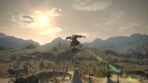 FINAL FANTASY XIV Moonfire Faire 2022 Jumping puzzle uncut