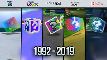 ITEM BOX EVOLUTION IN MARIO KART (1992 - 2019)
