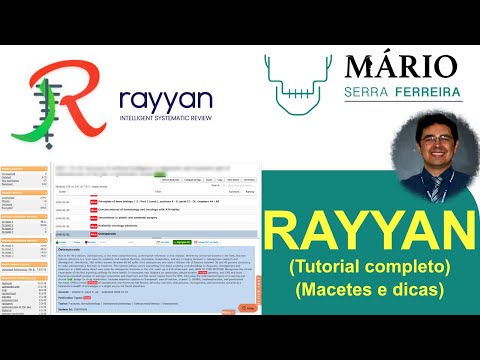 TUTORIAL completo de como usar o Rayyan para Revisões Sistemáticas