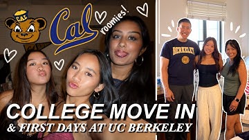 COLLEGE MOVE IN + MY FIRST DAYS AT CAL | *freshman year* UC Berkeley