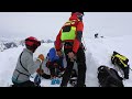 Exercice de secours aprs avalanche sur la station de luchonsuperbagnres le 4 mars 2024