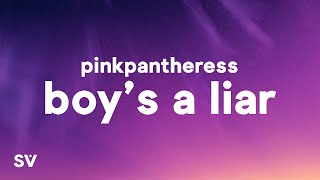 PinkPantheress - Boy's a liar (Lyrics)