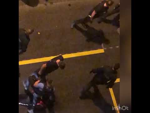 Exklusiv: Video von Polizeigewalt in Frankfurt.