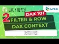 #2 DAX Fridays! 101: Introduction to filter and row context