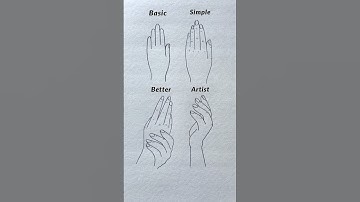 Best Way To Draw Hand #shorts #shortsfeed #youtubeshorts #art