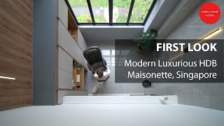 Modern Luxury HDB Maisonette Renovation in Pasir Ris, Singapore | Posh Home Interior Design