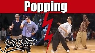 Popping SemiFinal  Juste Debout 2006  Salah & Iron M VS. Jr Boogaloo & Jay Smooth