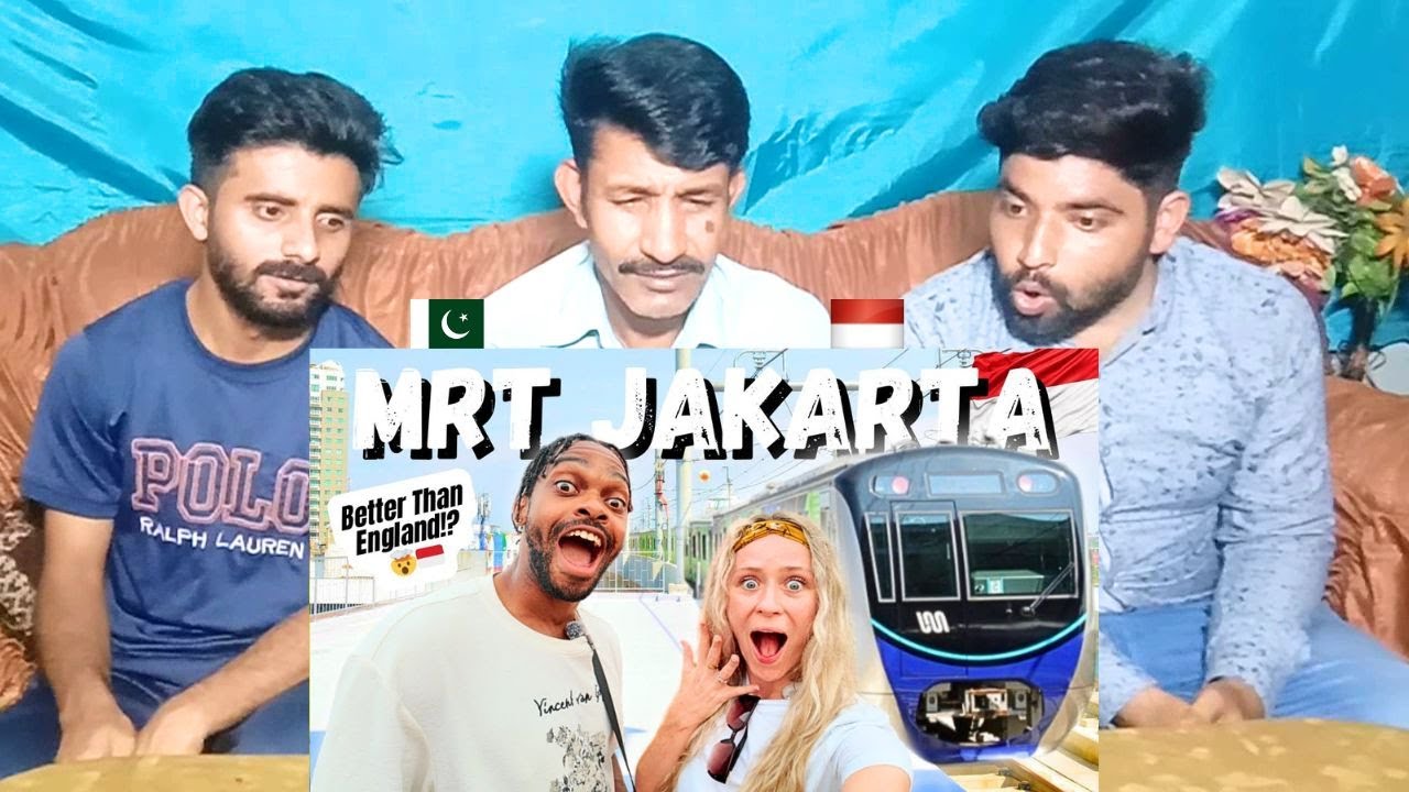 Trying MRT JAKARTA & Senayan Park Skywalk - Better Than England! 🤯 🇮🇩 | Pakistani Reaksi | D-R-RUE
