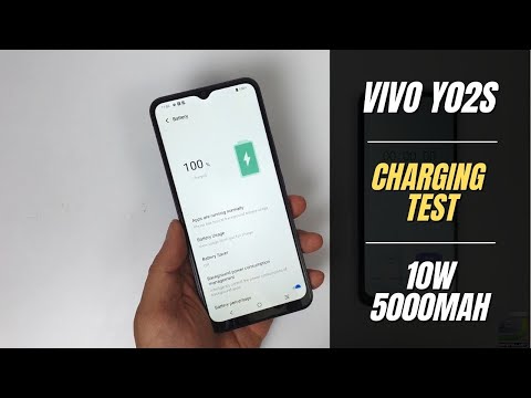 Vivo Y02s Battery Charging test 0% to 100% | 10W fast charger 5000 mAh