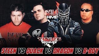 Kevin Steen VS Mike Quackenbush VS Super Dragon VS B Boy #kevinowens #wrestling