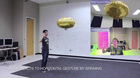 Natural Human and Blimp Interaction via Simultaneous Face and Hand Gesture Detection