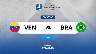 En Vivo Venezuela Vs. Brasil Conmebol Liga Evolución Futsal - Zona Norte Sub20