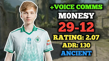 CS2 POV | M0NESY (29-12) FACEIT RANKED (ANCIENT) | VOICE COMMS