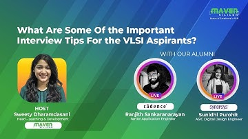What are some of the Important Interview Tips for the VLSI Aspirants? | Insta-Live Event