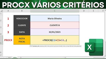 ProcX com vários Critérios no Excel | Como fazer Função de Busca com Condições | ProcV, ProcH, ProcX