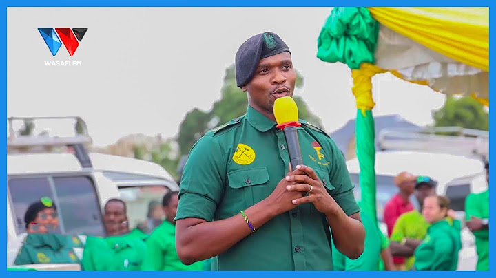 KENANI KIHONGOSI AWAKATAA 'VIGOGO' WALIOZIDI MIAKA 30 NDANI YA UVCCM - "WAWACHIE WADOGO ZETU"