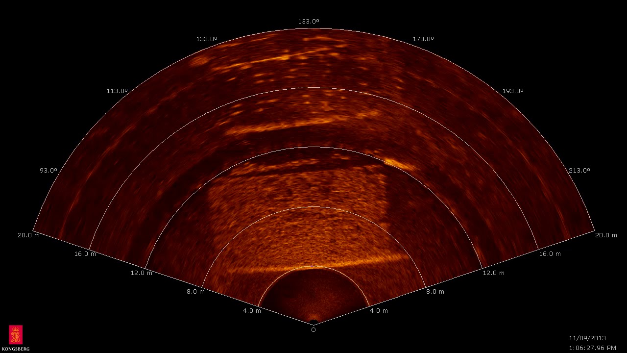 Ship Hull Scanning Sonar Barge Hull Scan - YouTube