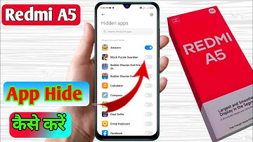 how to hide app in redmi a5, redmi a5 app hide kaise kare
