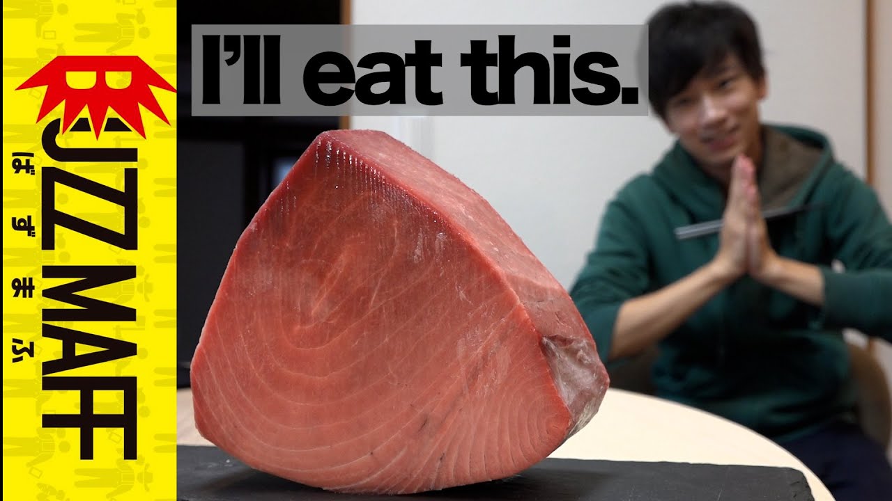 英語吹替】I'm gonna eat this Southern Bluefin Tuna! 今からこの